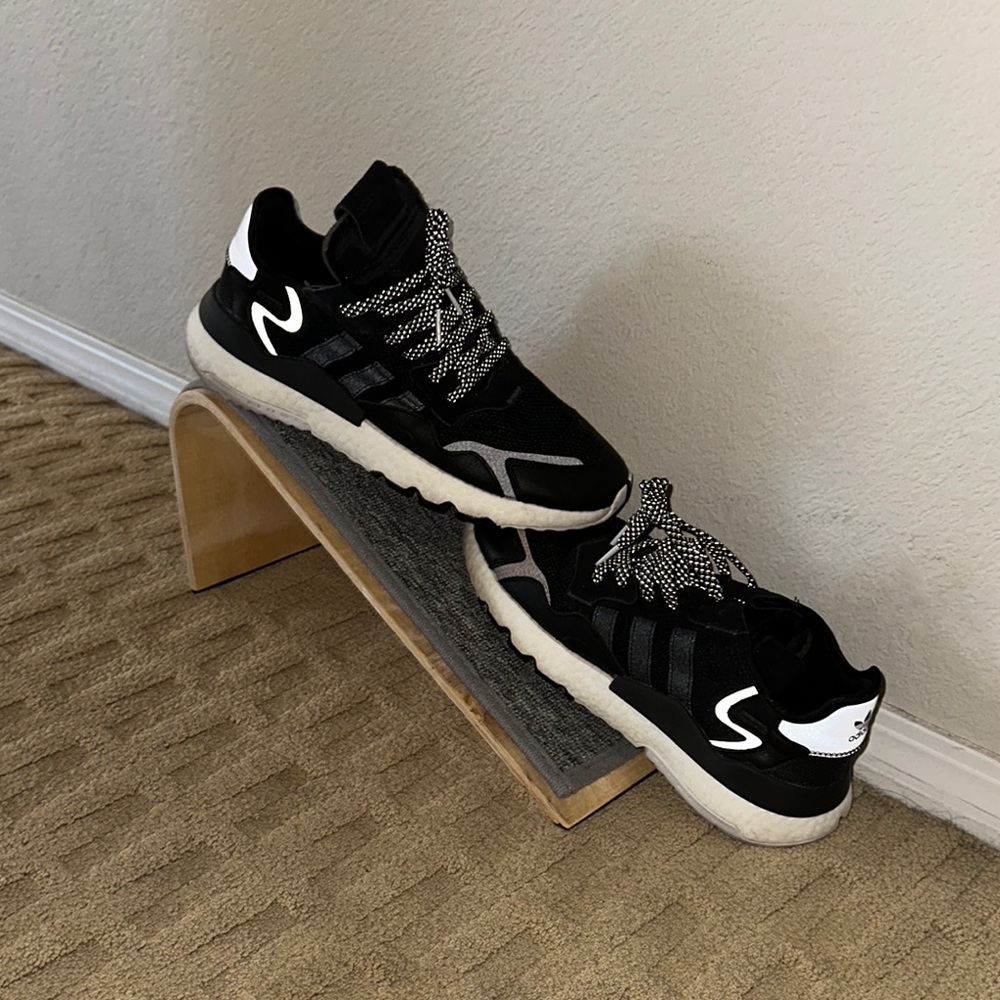 Adidas Black and White Sneakers
